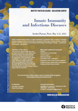 Flyer of the Pasteur course on innate immunity and infectious diseases